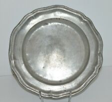 -ASSIETTE LOUIS XV ETAIN Maître TOURNIER à RODEZ datée 1756 dans le tampon XVIII