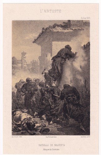 Lithographie auguste bachelin - lithographie,