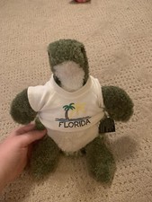 The Petting Zoo Turtle With Florida Shirt Plush Stuffed Animal