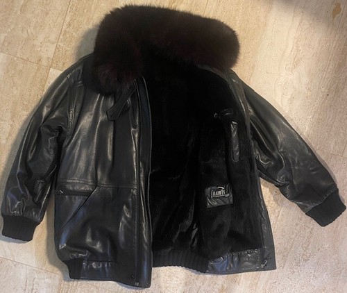 Blouson vintage cuir - blouson, en