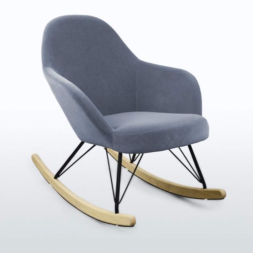 Chaise bascule velours - bascule, en