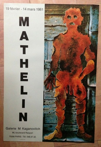 Mathelin 1981 affiche - mathelin,
