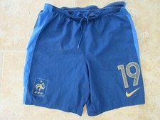 Short football équipe de FRANCE Euro 2012 porté par MARTIN n°19 NIKE vintage M