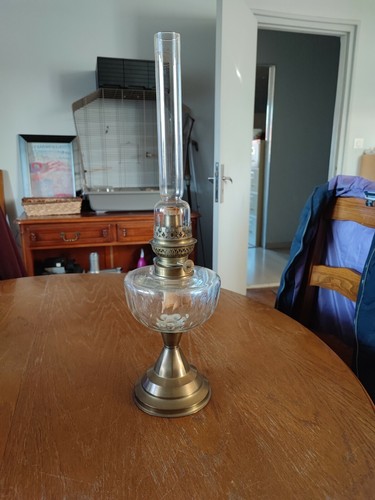 Ancienne lampe pétrole - lampe, à
