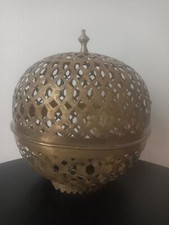 Boule luminaire Lustre Marocain En Laiton Maghreb