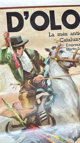 Affiche originale corrida olot - originale,
