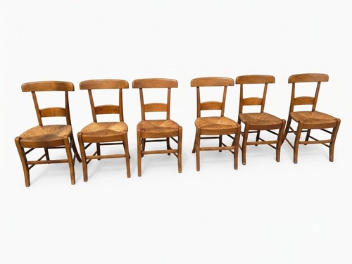 Chaises paillées en - chaises,