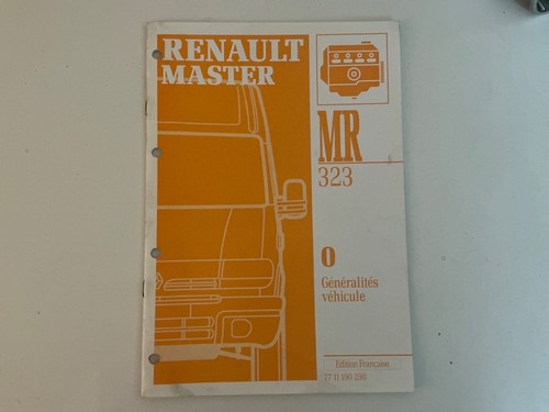 Manuel réparation mr323 - manuel,