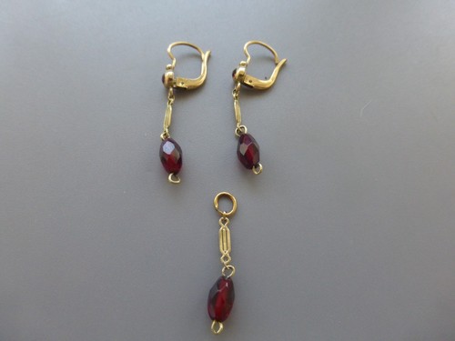 Parure ancienne boucles - parure,