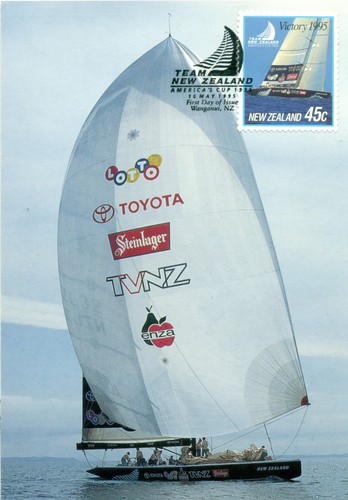 New zealand 1995 maxi card - new,