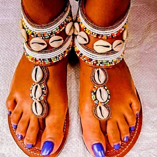 Sandales maasai cauris - maasai,