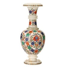 21 " Marbre Fleur Vase