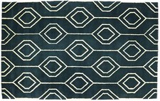 Tapis Fait Main 160x230 Bleu