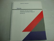 Manuel oscilloscope Tektronix TDS340A,360 et 380