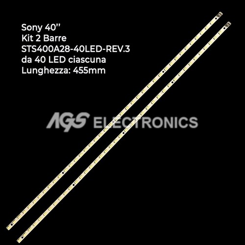 Kit barres bande led - 2, sony