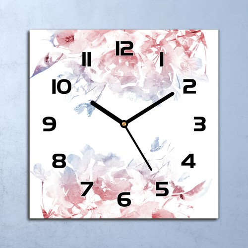 Horloge murale design verre - en,