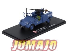 2CVAP55 Voiture 1/43 ELIGOR Auto plus : CITROEN 2CV n°32 Jules à mitrailleuse