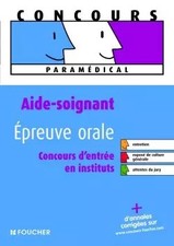 Aide soignant épreuve orale 