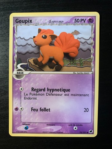 Carte pokémon commune goupix - carte,