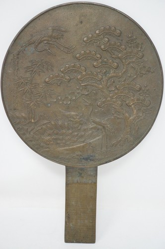 Miroir main japonais cuivre - main,