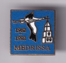 RARE PINS PIN'S .. ANIMAL OISEAU BIRD  CIGOGNE 1962 1992 MEDRISSA ALGERIE ~GA