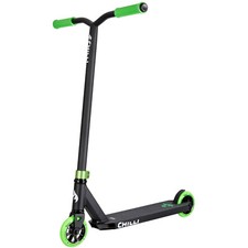 Chilli Base Noir/Vert Scooter Stunt-Roller Stuntscooter Freestyle Cityroller