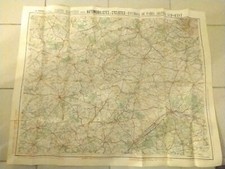 Carte Routière TARIDE N°08 environ de Paris Section Sud Ouest - Papier 