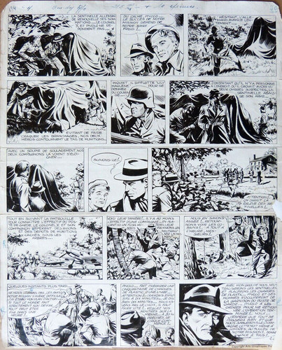 Colonel planche originale - x,
