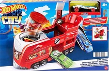Hot Wheels Camion restaurant et course - Dine & Dash neuf