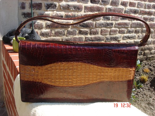 Sac crocodile avec - sac,