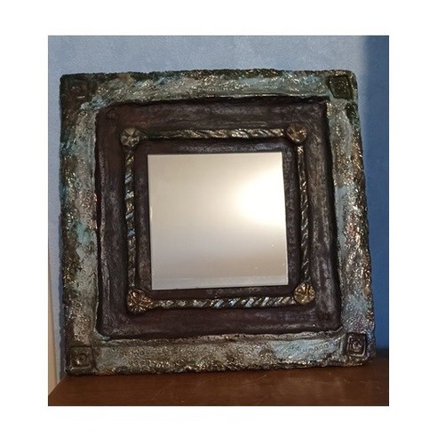 Miroir céramique style - céramique, de