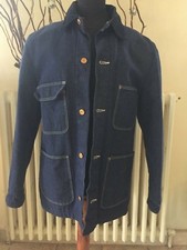 Veste de grange vintage années 50/60 Wrangler BIG BEN denim couverture doublée corvée taille 38