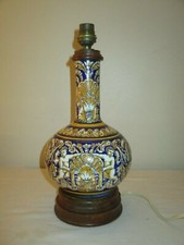 Gien pieds de Lampe en Faience