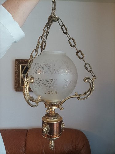 Superbe lustre bronze - lustre,