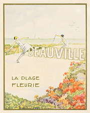 Affiche Deauville Beach Tennis