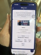 2 Places Ninho Catégorie 1 Stade de France 2 mai 2025