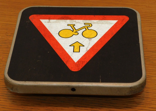 21cm plaque vélo - x,