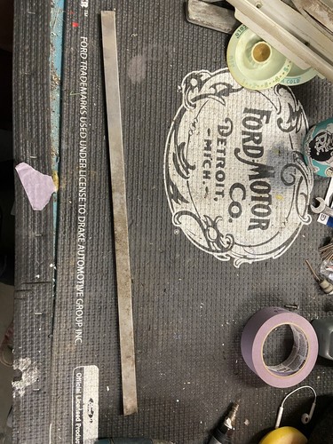Glass shelf trim 1953 philco - shelf,