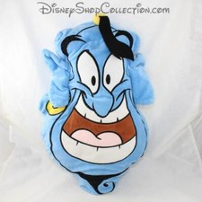 Coussin tête Génie DISNEY PRIMARK Aladdin bleu oreiller 44 cm (MO)