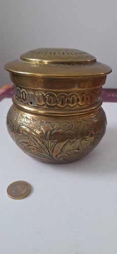 Pot laiton ancien a - pot,
