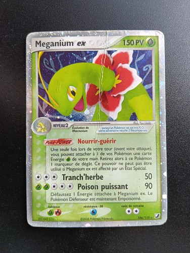 Carte pokémon meganium - pokémon,