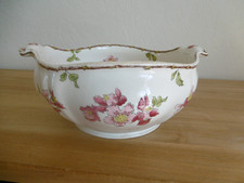 SALADIER FAIENCE SARREGUEMINES U et CIE XIX ème DECOR POMONE