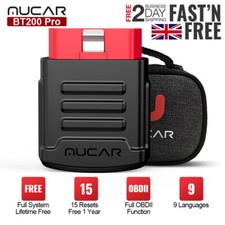 MUCAR BT200 Pro Bluetooth Lecteurs code scanners OBD Outils diagnostics 15RESET