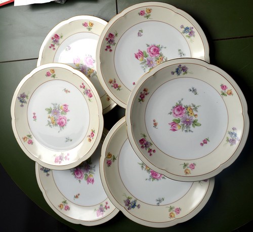 Assiettes plates limoges - plates,