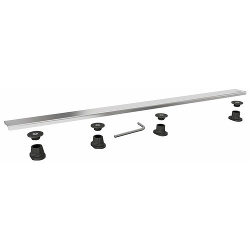 Barrette finition inox - de,
