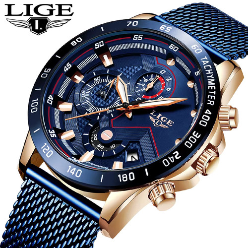 Lige montre quartz homme - homme, luxe