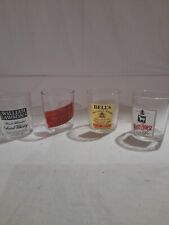 Lot De 4 Verres A Whisky White House Réd Label Bell's William Lawson's