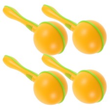 Lot de 4 maracas en plastique pour enfants bébés, hochets, jouets pour Noël,
