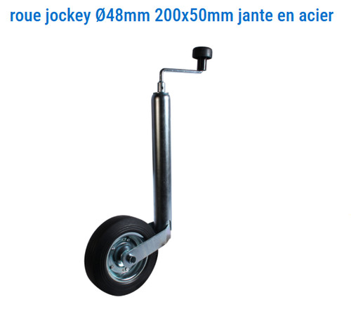 Roue jockey tube - tube, 48mm