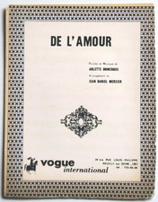 Partition vintage sheet music